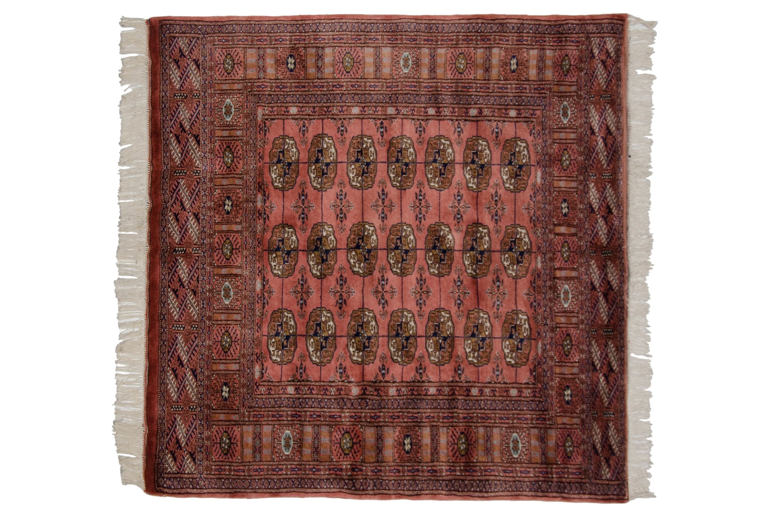 5x5 Vintage Fine Bokhara Square Rug by Old New House® - product image 2 for Resin Society