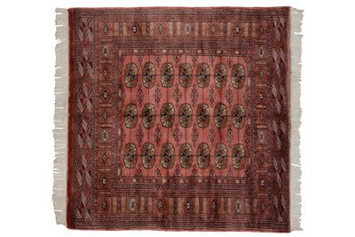 5x5 Vintage Fine Bokhara Square Rug by Old New House® - product image 2 for Resin Society