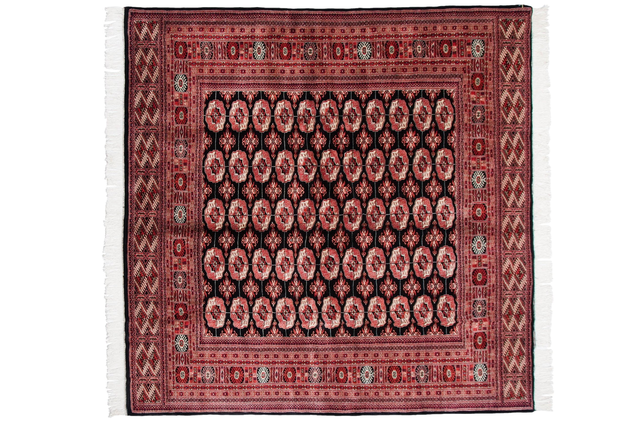 7x8 Vintage Fine Bokhara Square Carpet by Old New House® - main product image for Resin Society