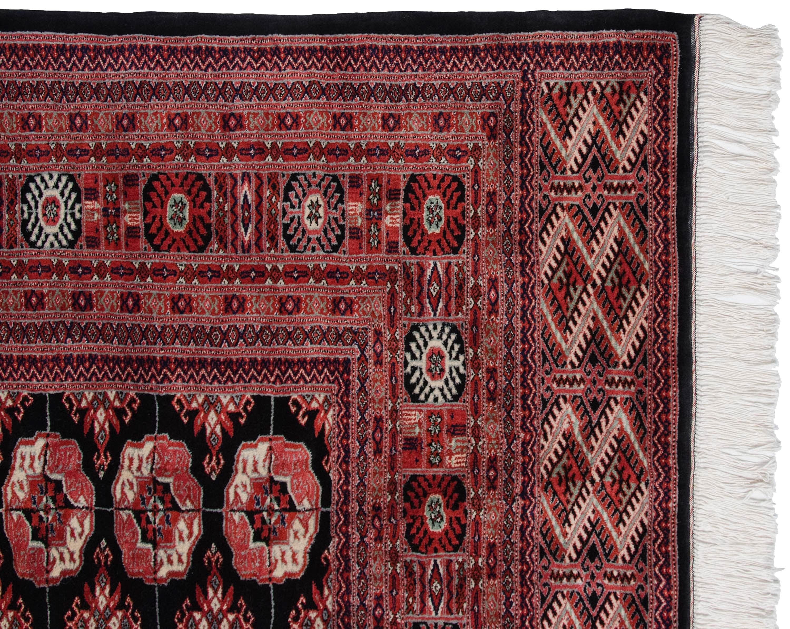 7x8 Vintage Fine Bokhara Square Carpet by Old New House® - product image 6 for Resin Society