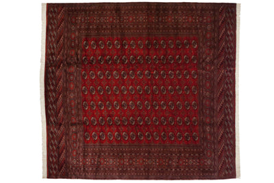 12.5x13 Vintage Fine Bokhara Square Carpet by Old New House® - main product image for Resin Society