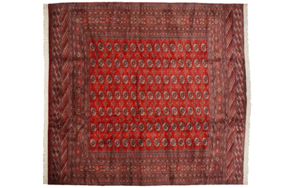 12.5x13 Vintage Fine Bokhara Square Carpet by Old New House® - product image 2 for Resin Society
