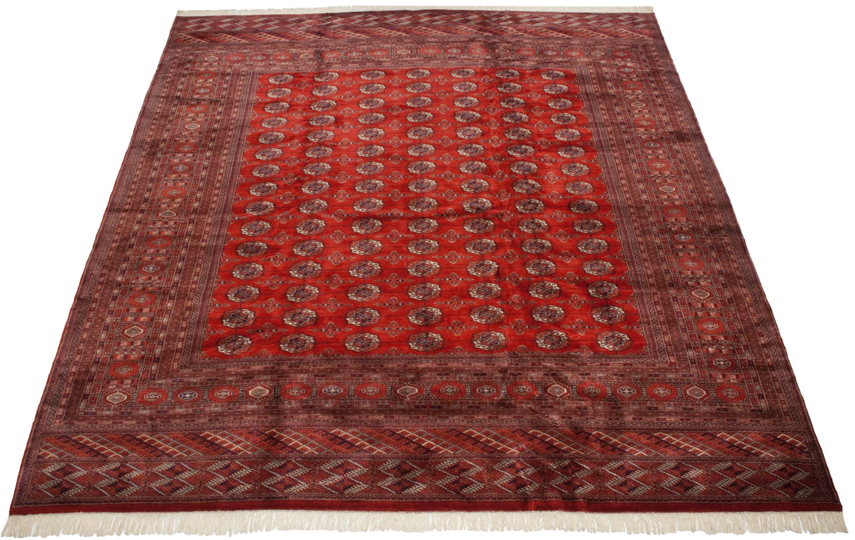12.5x13 Vintage Fine Bokhara Square Carpet by Old New House® - product image 3 for Resin Society