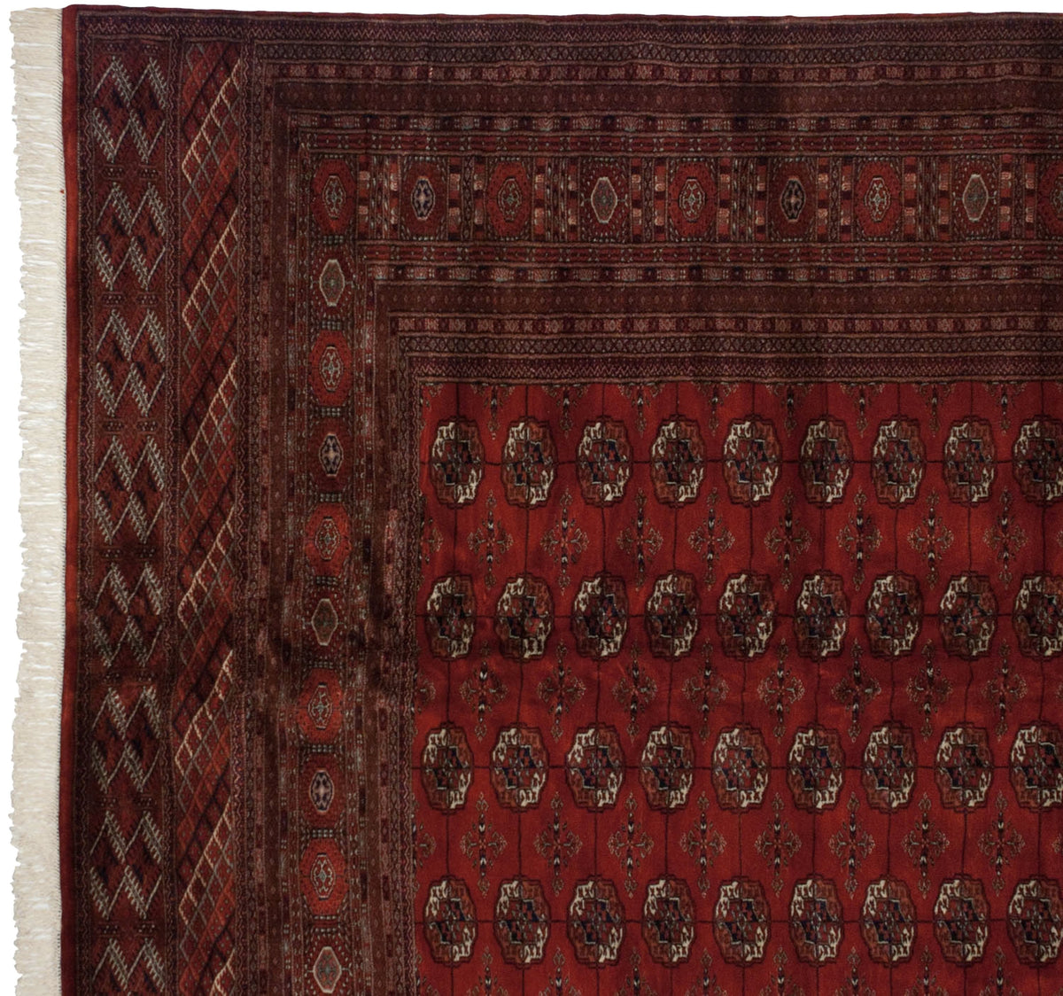12.5x13 Vintage Fine Bokhara Square Carpet by Old New House® - product image 5 for Resin Society