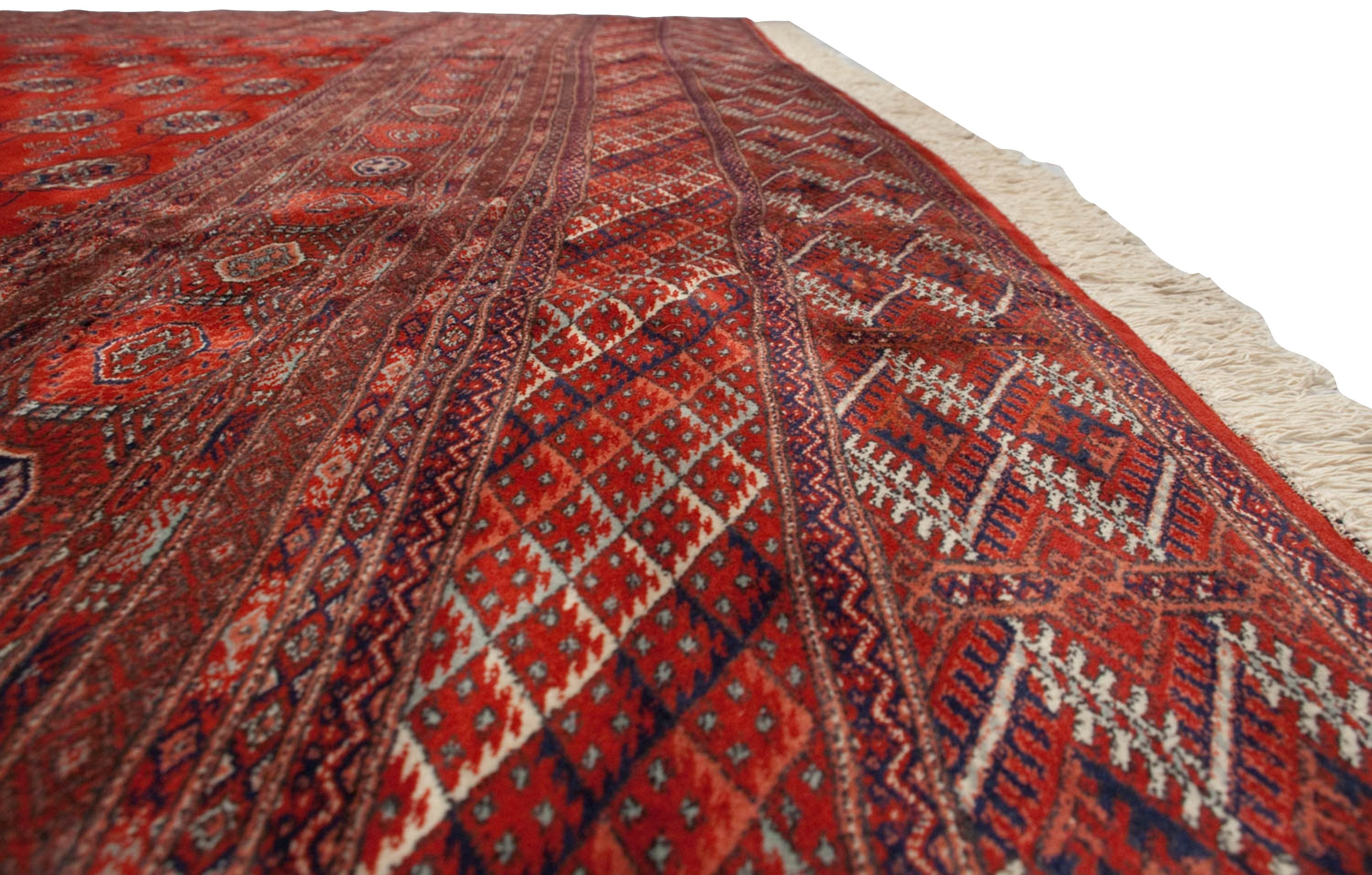 12.5x13 Vintage Fine Bokhara Square Carpet by Old New House® - product image 8 for Resin Society