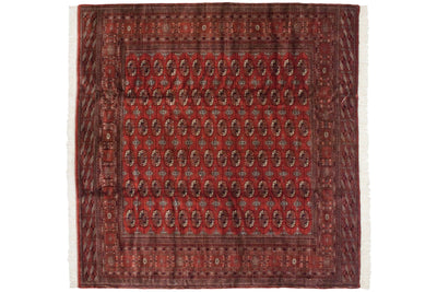 10x10 Vintage Fine Bokhara Square Carpet by Old New House® - main product image for Resin Society
