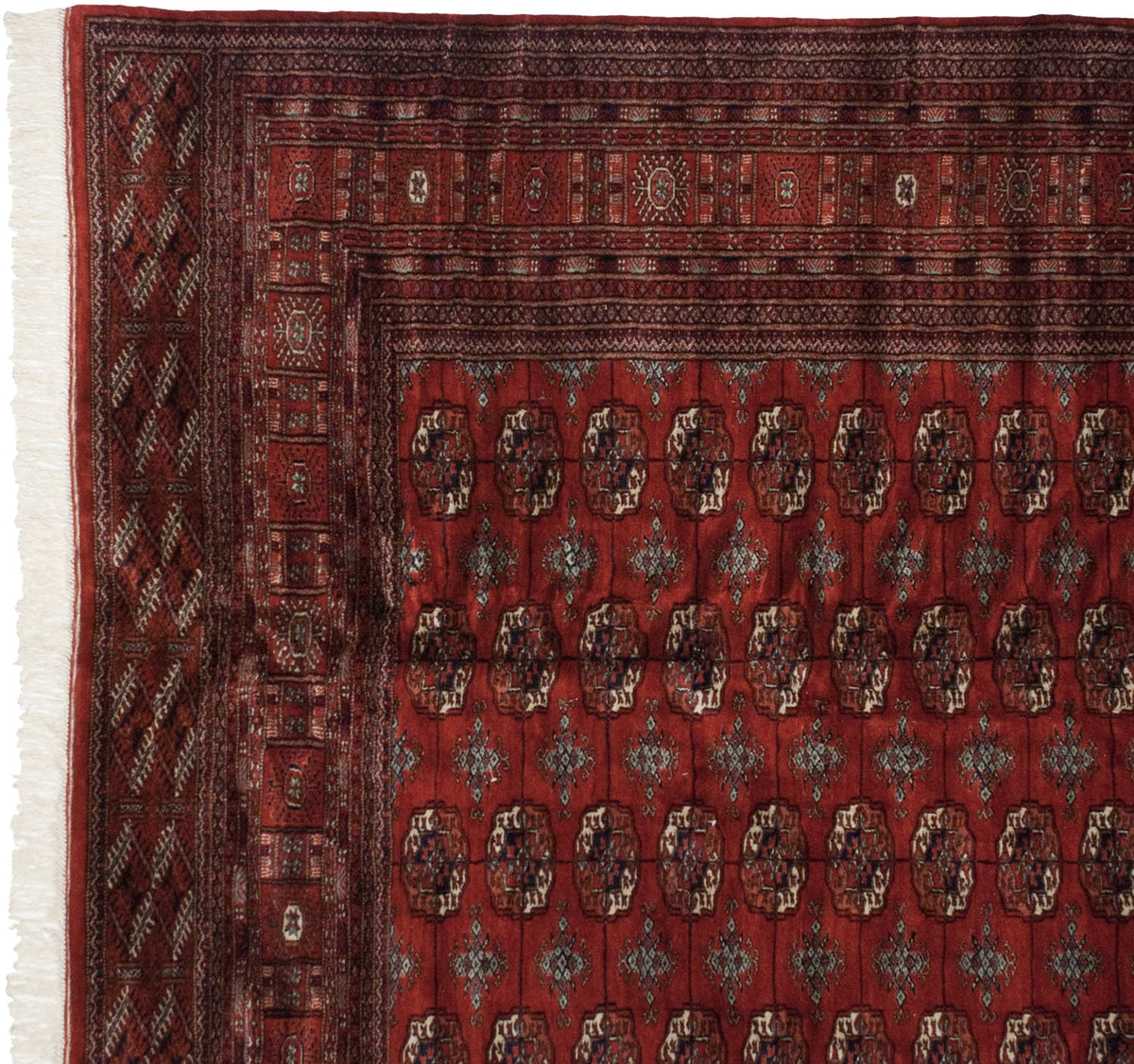 10x10 Vintage Fine Bokhara Square Carpet by Old New House® - product image 3 for Resin Society