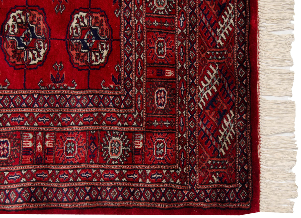 4x4.5 Vintage Fine Bokhara Square Rug by Old New House® - product image 5 for Resin Society