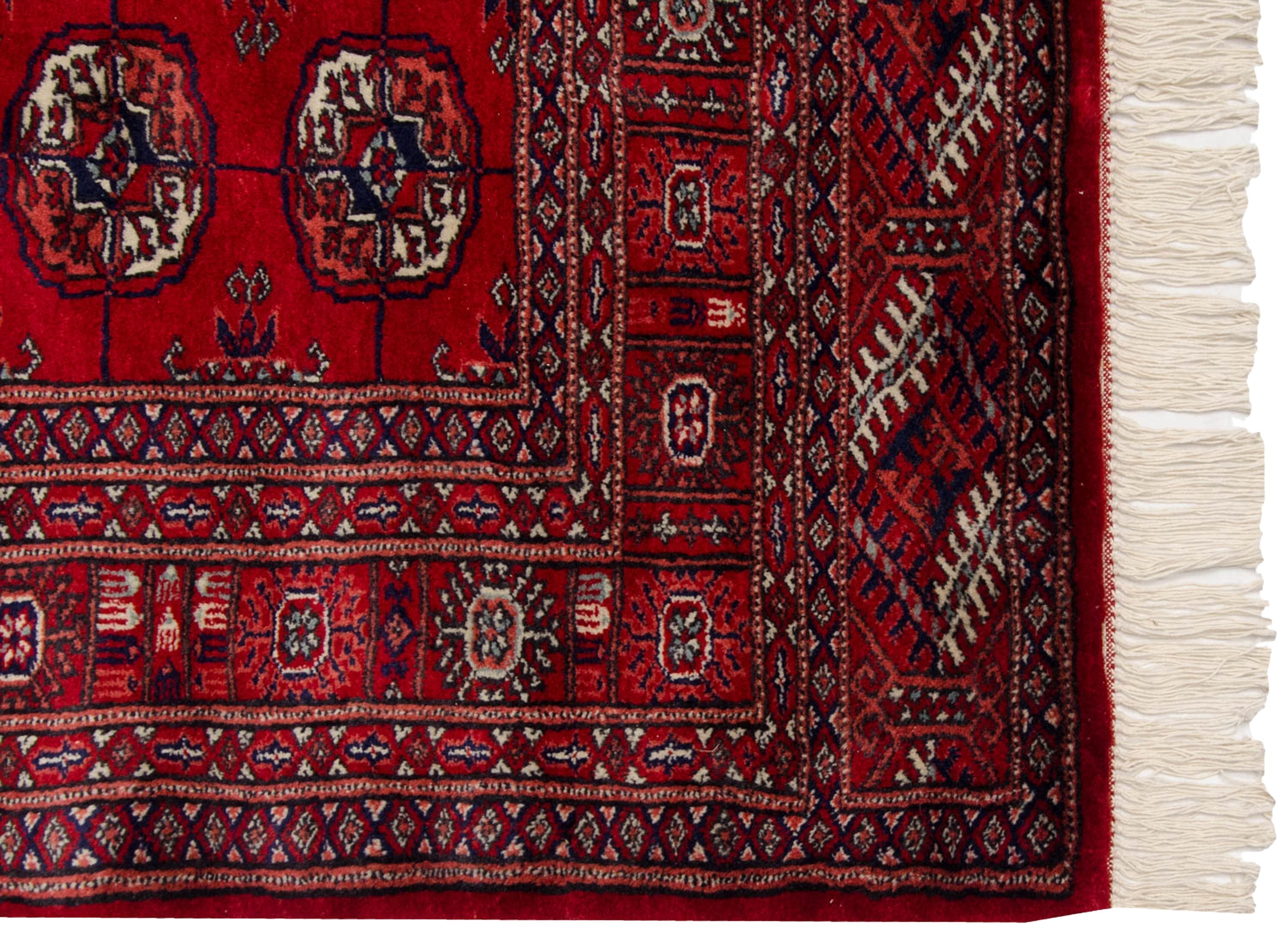 4x4.5 Vintage Fine Bokhara Square Rug by Old New House® - product image 5 for Resin Society