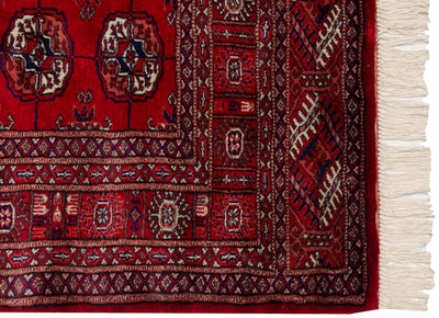 4x4.5 Vintage Fine Bokhara Square Rug by Old New House® - product image 5 for Resin Society