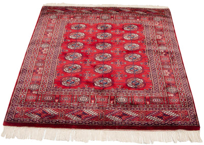 4x4.5 Vintage Fine Bokhara Square Rug by Old New House® - product image 6 for Resin Society