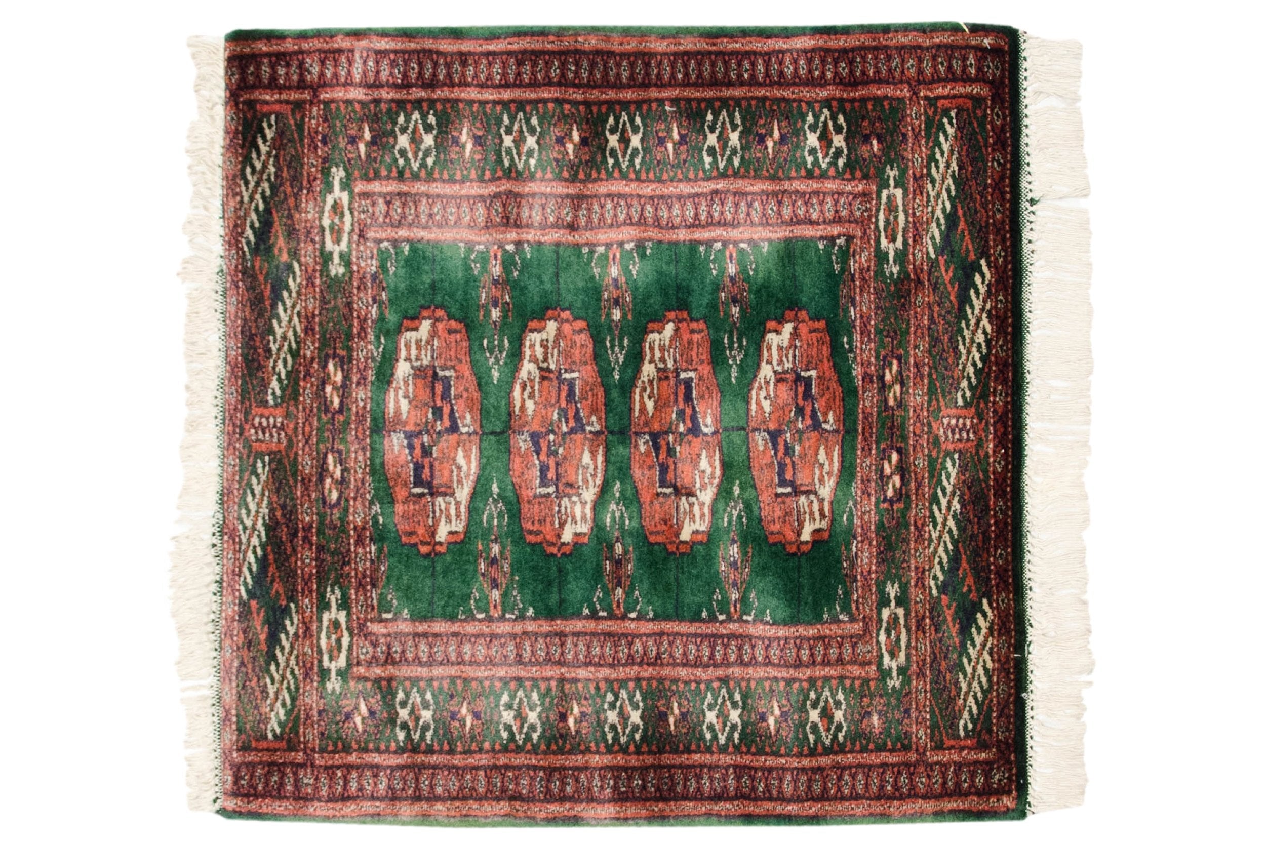 2x3 Vintage Fine Bokhara Rug Mat
