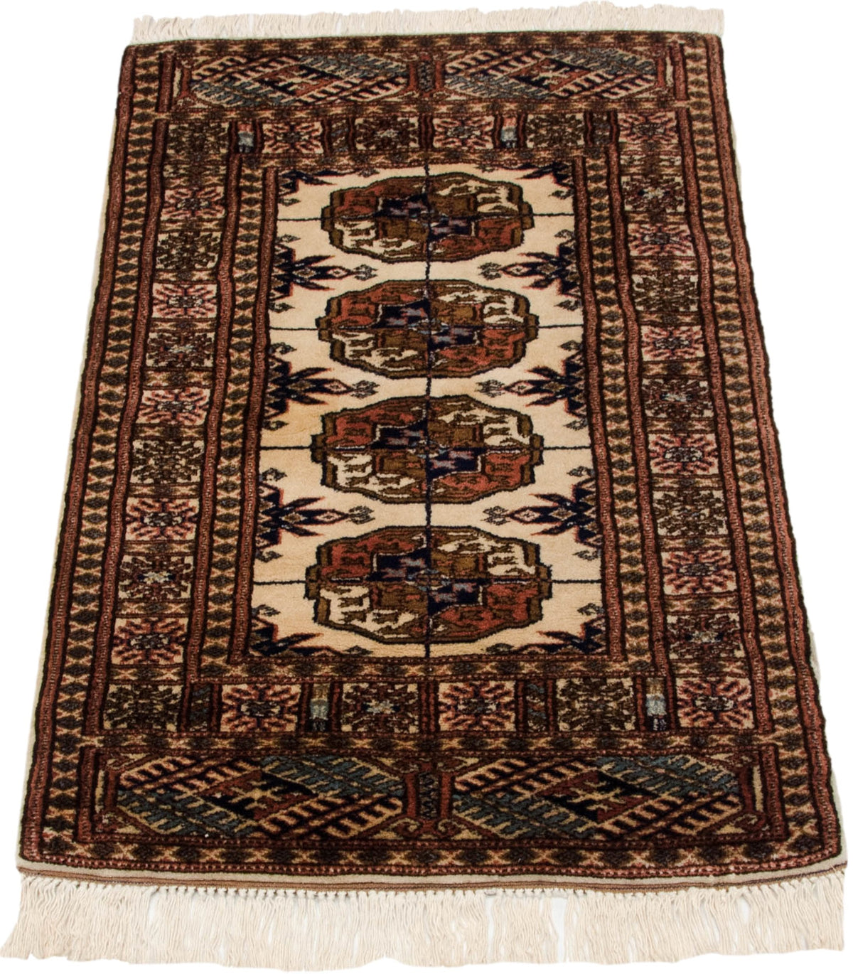 2x3 Vintage Fine Bokhara Rug Mat