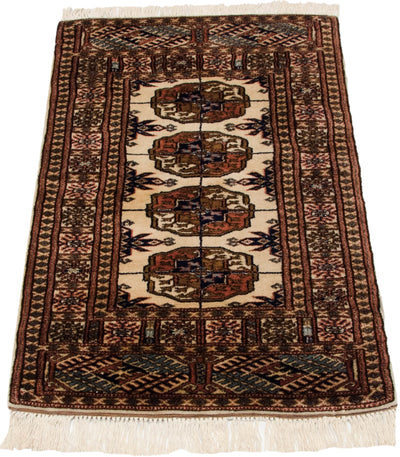 2x3 Vintage Fine Bokhara Rug Mat