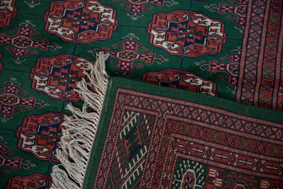 5x5 Vintage Fine Bokhara Square Rug by Old New House® - product image 9 for Resin Society