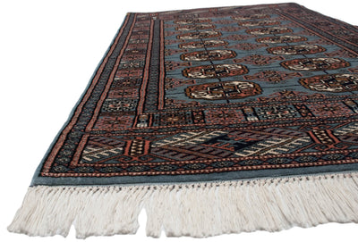 2.5x3 Vintage Fine Bokhara Square Rug by Old New House® - product image 7 for Resin Society