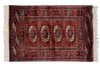 2x3 Vintage Fine Bokhara Rug Mat