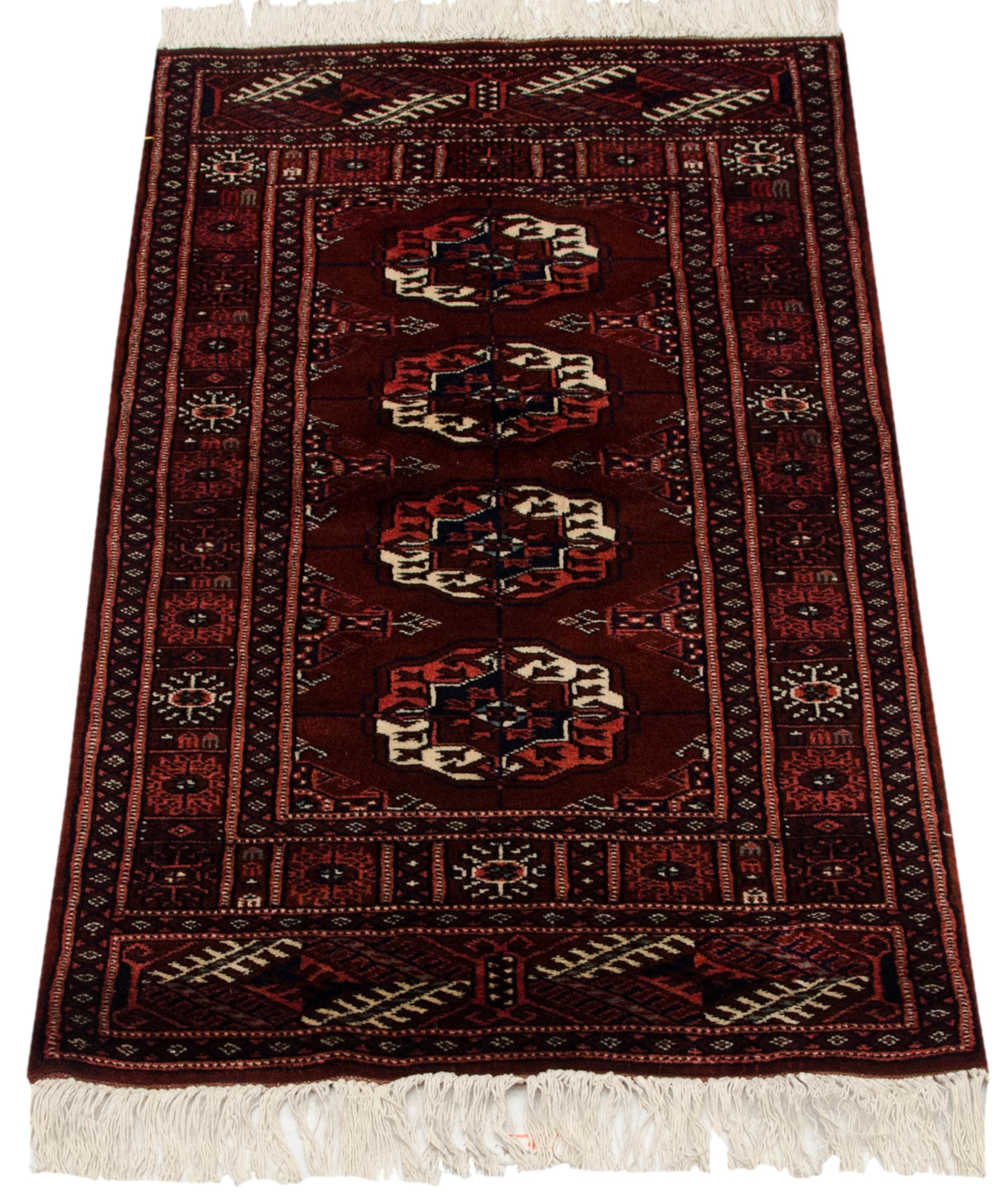2x3 Vintage Fine Bokhara Rug Mat
