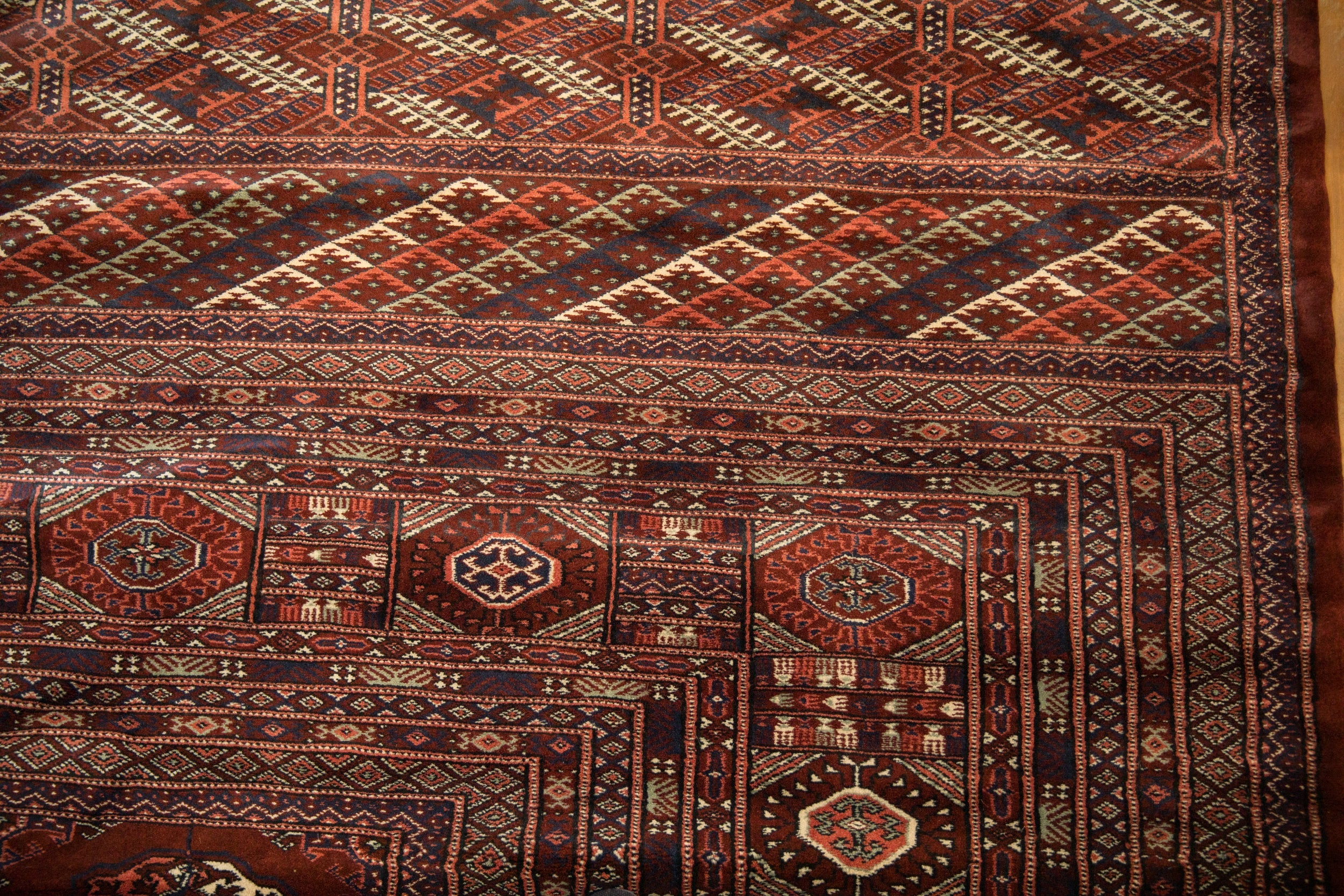 12x14.5 Vintage Fine Bokhara Carpet by Old New House® - product image 6 for Resin Society