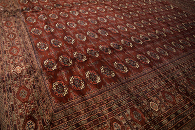12x14.5 Vintage Fine Bokhara Carpet by Old New House® - product image 7 for Resin Society