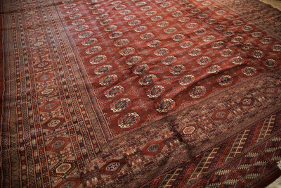 12x14.5 Vintage Fine Bokhara Carpet by Old New House® - product image 9 for Resin Society