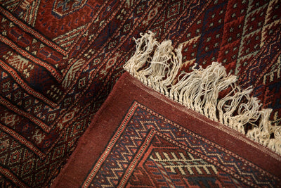 12x14.5 Vintage Fine Bokhara Carpet by Old New House® - product image 12 for Resin Society