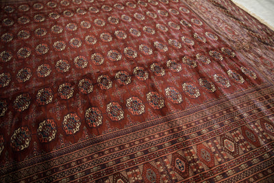 12x14.5 Vintage Fine Bokhara Carpet