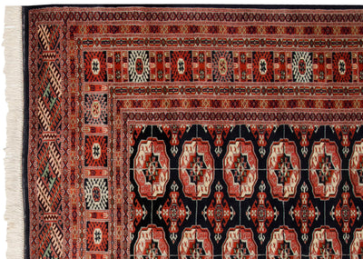5.5x6 Vintage Fine Bokhara Square Carpet by Old New House® - product image 4 for Resin Society