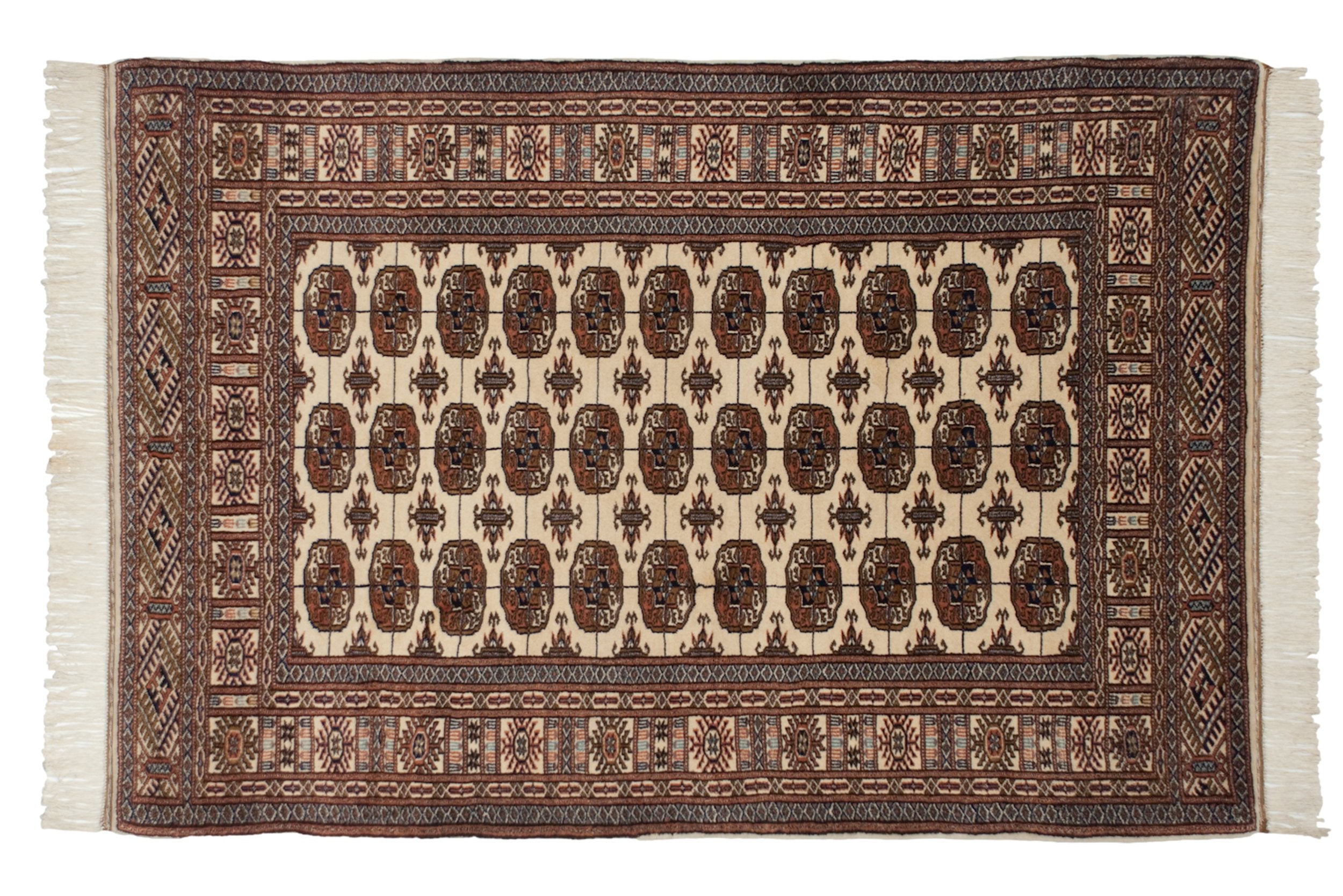 4x6.5 Vintage Fine Bokhara Rug by Old New House® - main product image for Resin Society