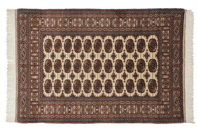 4x6.5 Vintage Fine Bokhara Rug by Old New House® - main product image for Resin Society