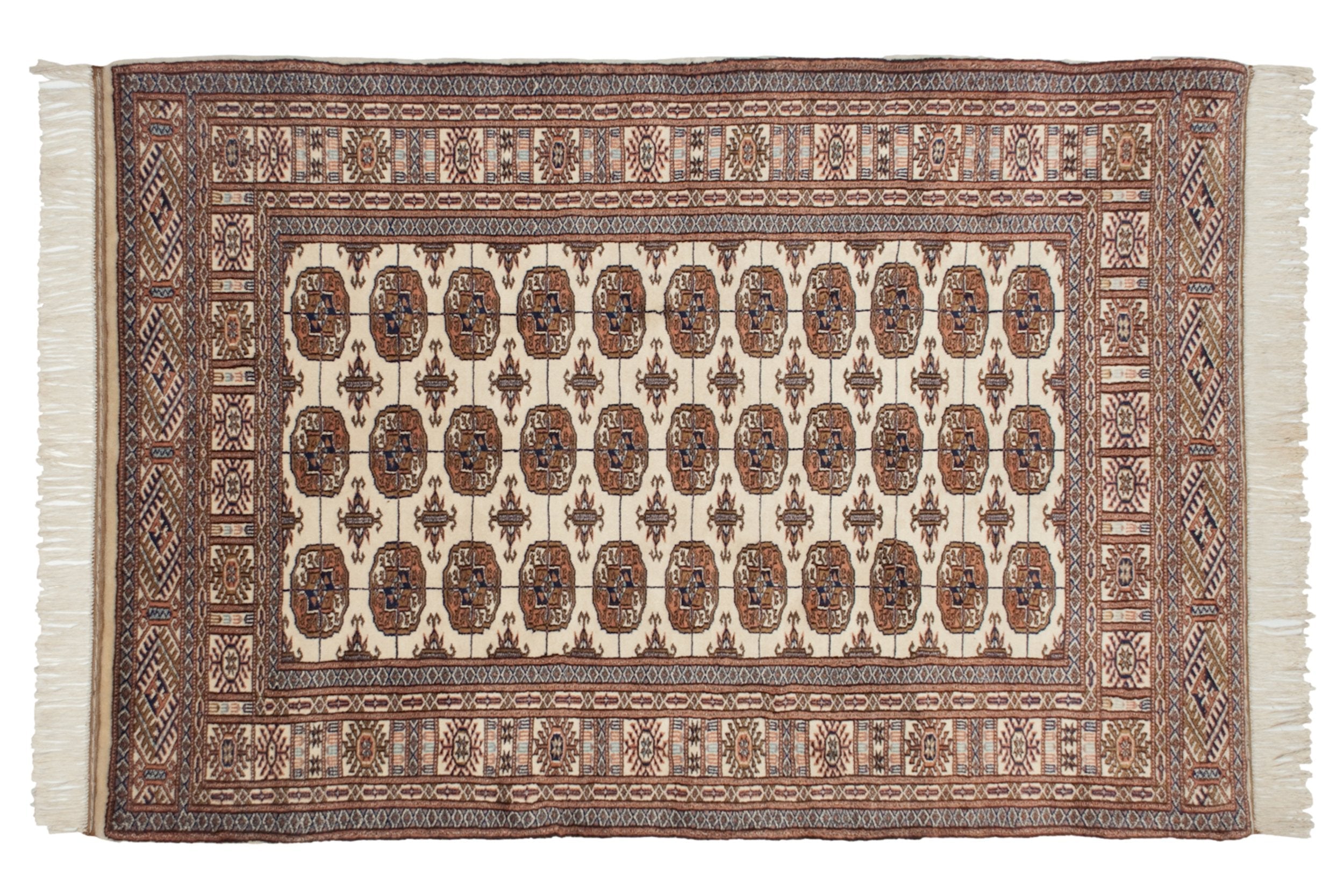 4x6.5 Vintage Fine Bokhara Rug by Old New House® - product image 2 for Resin Society