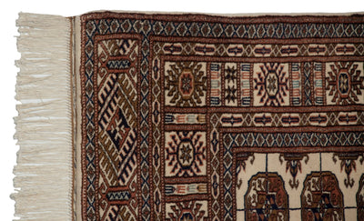 4x6.5 Vintage Fine Bokhara Rug by Old New House® - product image 4 for Resin Society