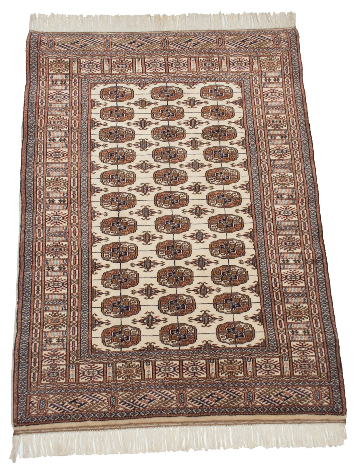 4x6.5 Vintage Fine Bokhara Rug by Old New House® - product image 5 for Resin Society