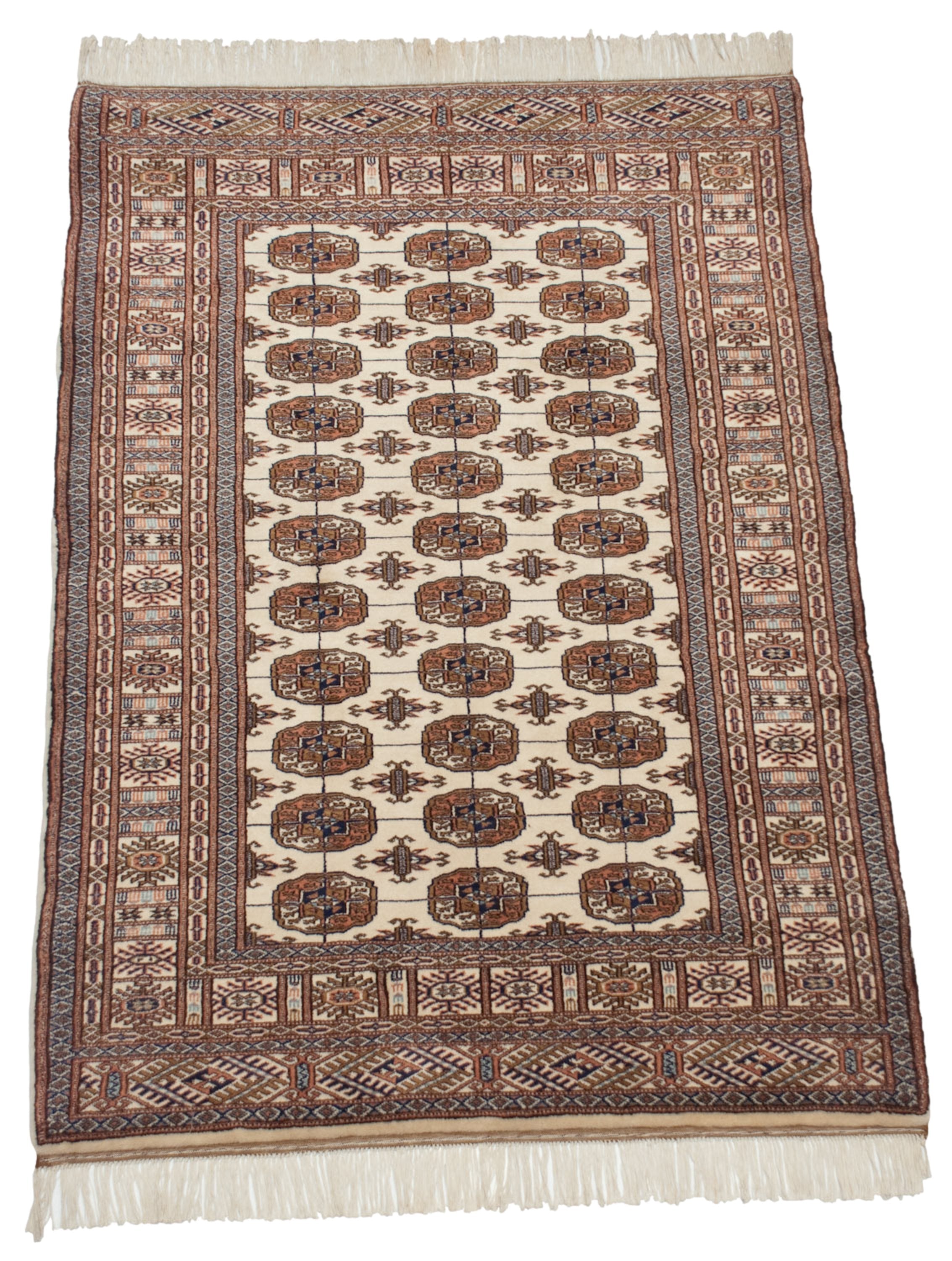 4x6.5 Vintage Fine Bokhara Rug by Old New House® - product image 5 for Resin Society