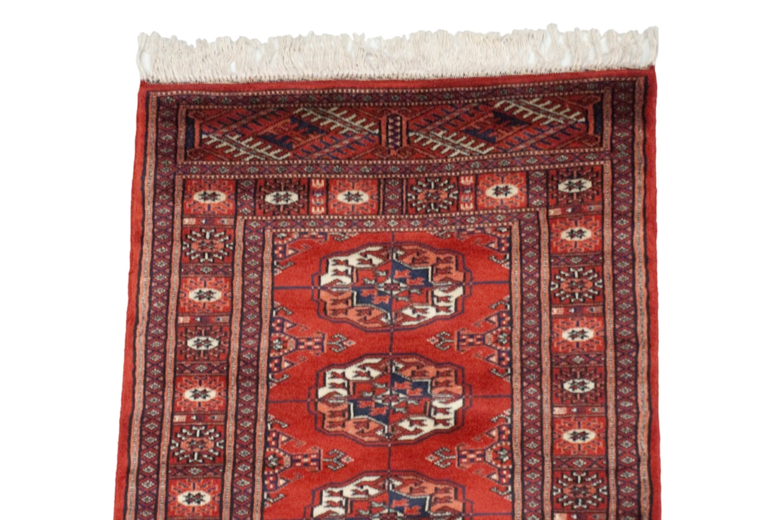 2x3.5 Vintage Fine Bokhara Rug
