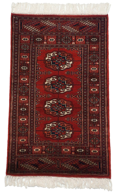 2x3.5 Vintage Fine Bokhara Rug