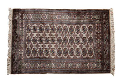 4x6.5 Vintage Fine Bokhara Rug by Old New House® - main product image for Resin Society