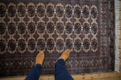 4x6.5 Vintage Fine Bokhara Rug by Old New House® - product image 2 for Resin Society