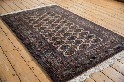 4x6.5 Vintage Fine Bokhara Rug by Old New House® - product image 3 for Resin Society