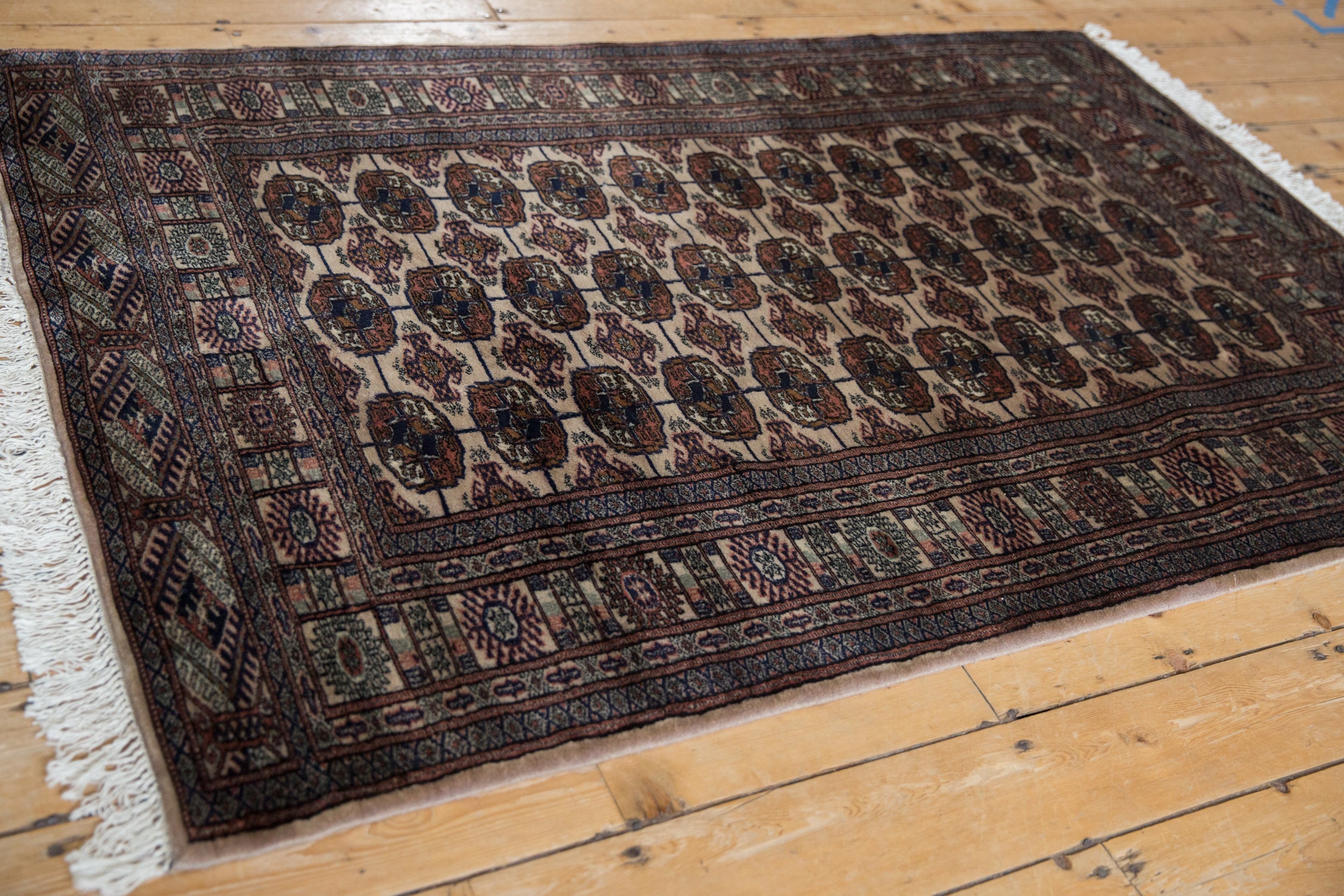 4x6.5 Vintage Fine Bokhara Rug by Old New House® - product image 4 for Resin Society