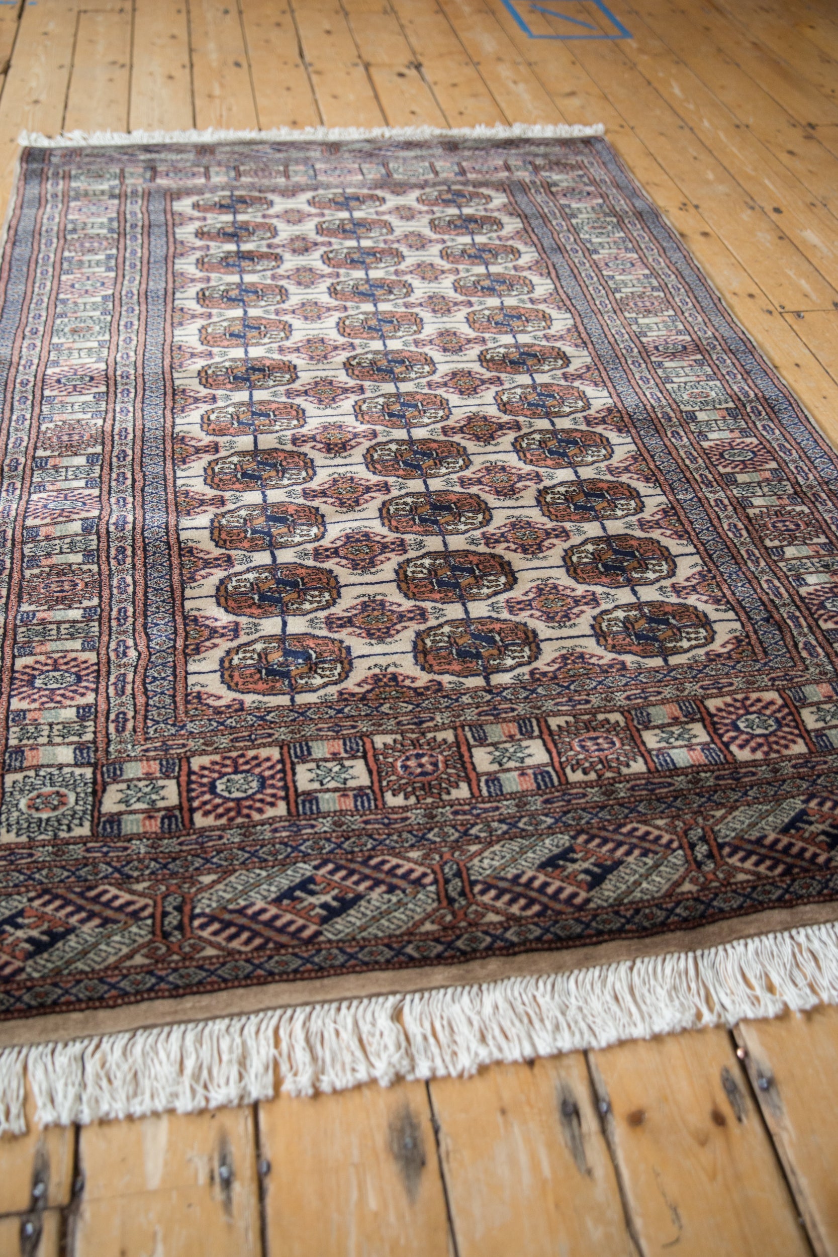 4x6.5 Vintage Fine Bokhara Rug by Old New House® - product image 5 for Resin Society