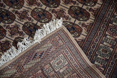 4x6.5 Vintage Fine Bokhara Rug by Old New House® - product image 9 for Resin Society