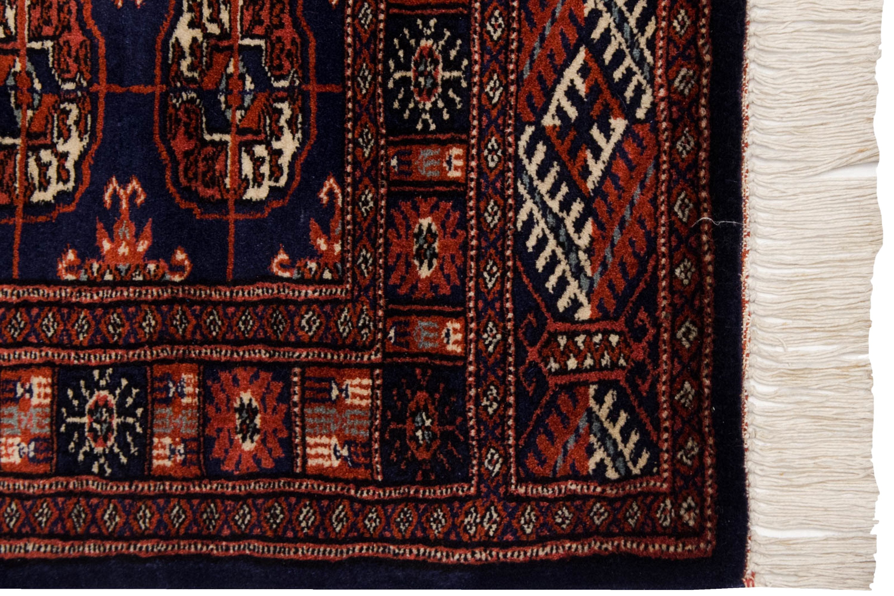 2.5x4 Vintage Fine Bokhara Rug by Old New House® - product image 3 for Resin Society