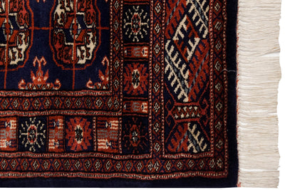 2.5x4 Vintage Fine Bokhara Rug by Old New House® - product image 3 for Resin Society