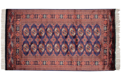 3x5.5 Vintage Fine Bokhara Rug by Old New House® - main product image for Resin Society