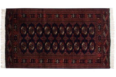 3x5.5 Vintage Fine Bokhara Rug by Old New House® - product image 2 for Resin Society