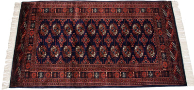 3x5.5 Vintage Fine Bokhara Rug by Old New House® - product image 3 for Resin Society