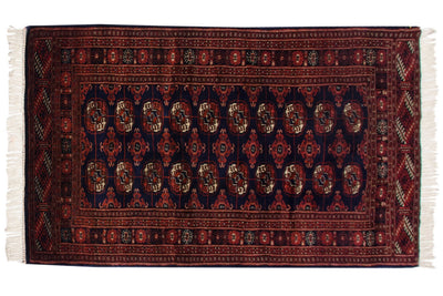 3x5.5 Vintage Fine Bokhara Rug by Old New House® - main product image for Resin Society