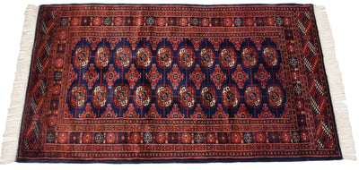 3x5.5 Vintage Fine Bokhara Rug by Old New House® - product image 3 for Resin Society