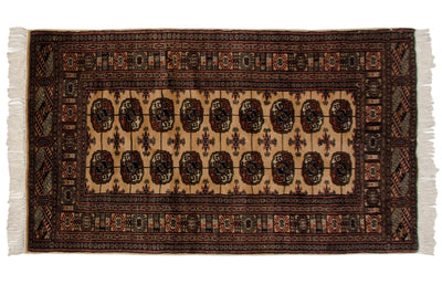 3x5.5 Vintage Fine Bokhara Rug by Old New House® - main product image for Resin Society